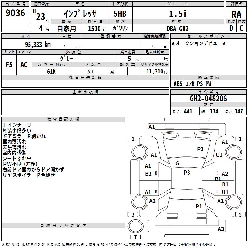 SUBARU IMPREZA