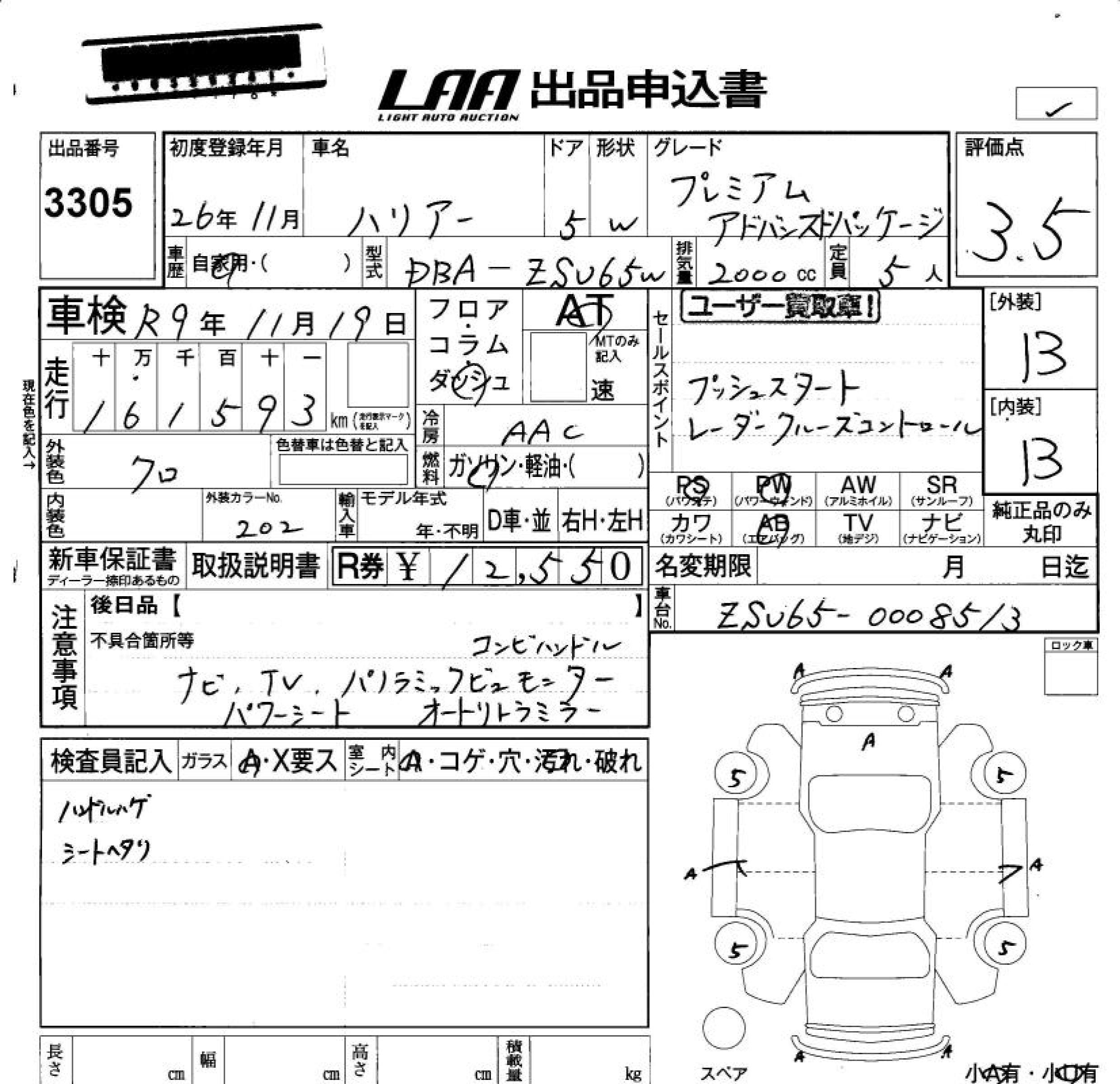 TOYOTA HARRIER