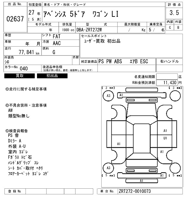 TOYOTA AVENSIS