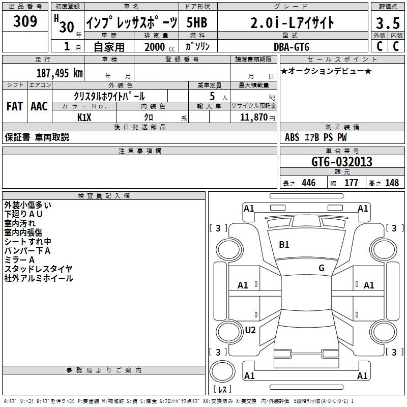 SUBARU IMPREZA