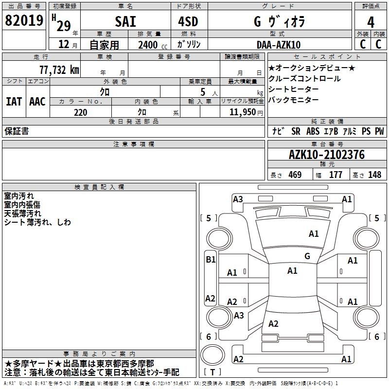 TOYOTA SAI