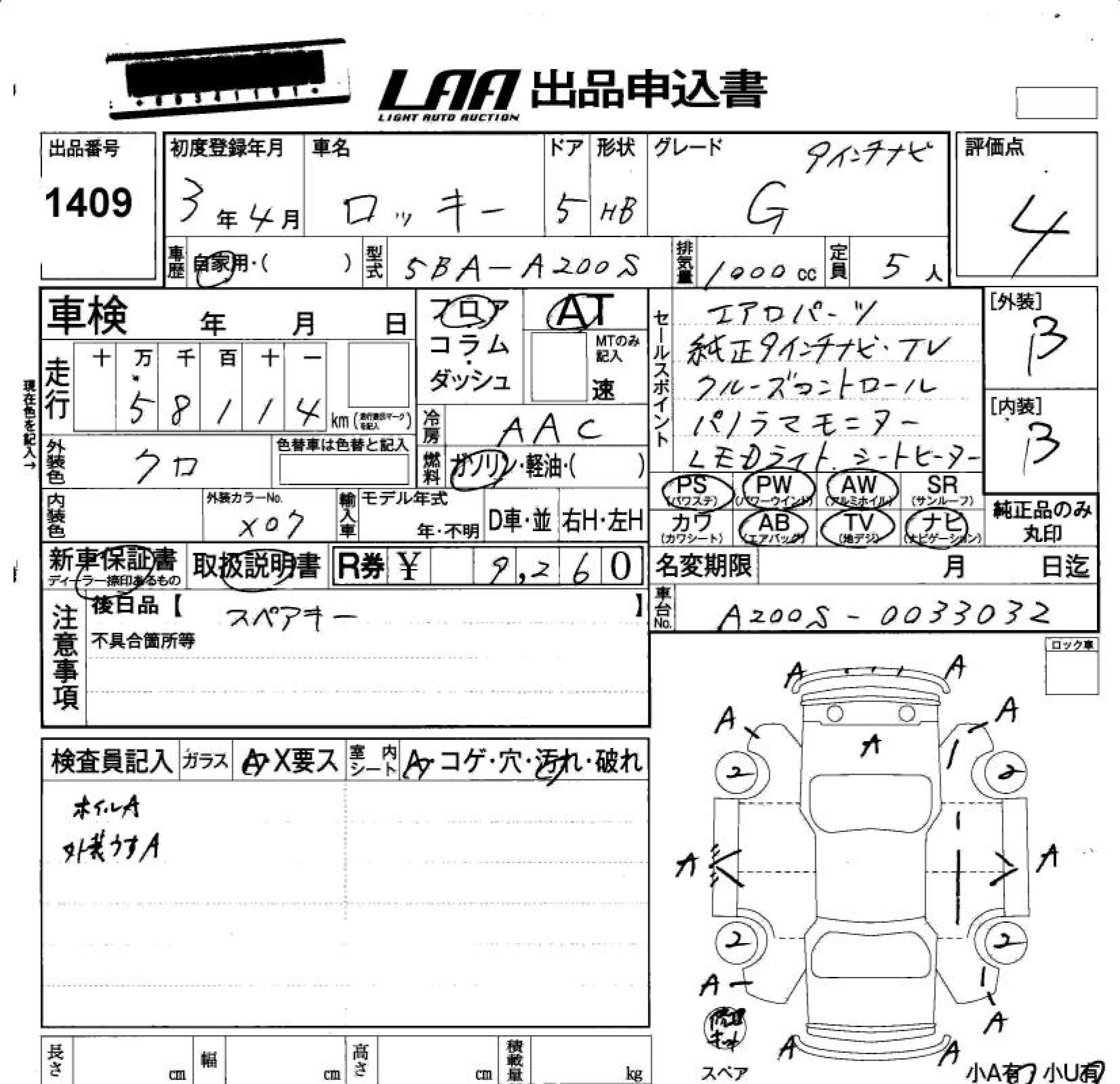 DAIHATSU ROCKY