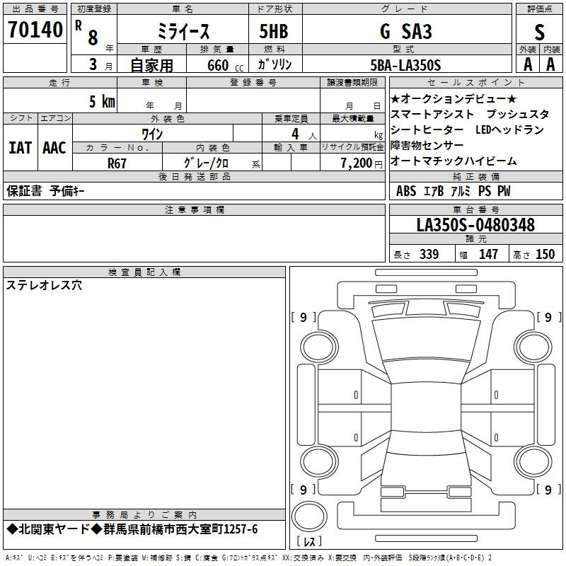 DAIHATSU MIRA E:S