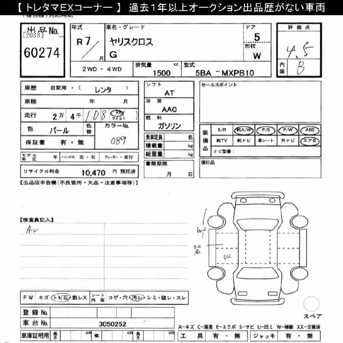 TOYOTA YARIS CROSS