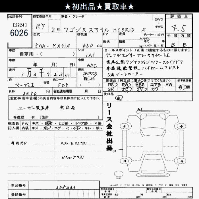 SUZUKI WAGON R SMILE