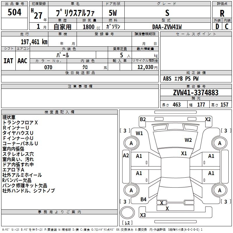 TOYOTA PRIUS ALPHA