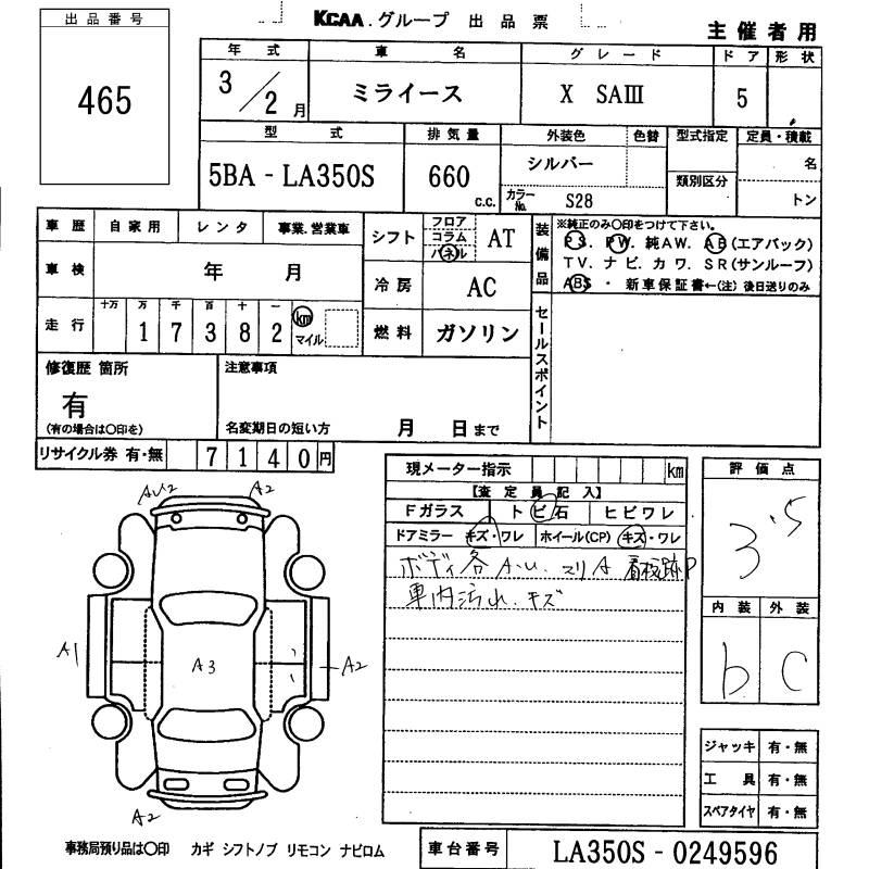DAIHATSU MIRA E:S
