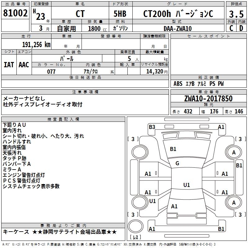 LEXUS CT200H