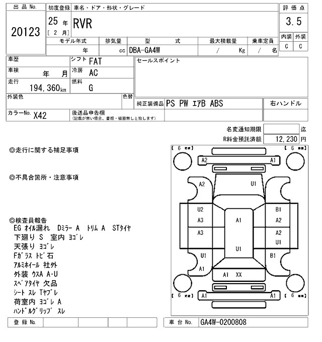 MITSUBISHI RVR