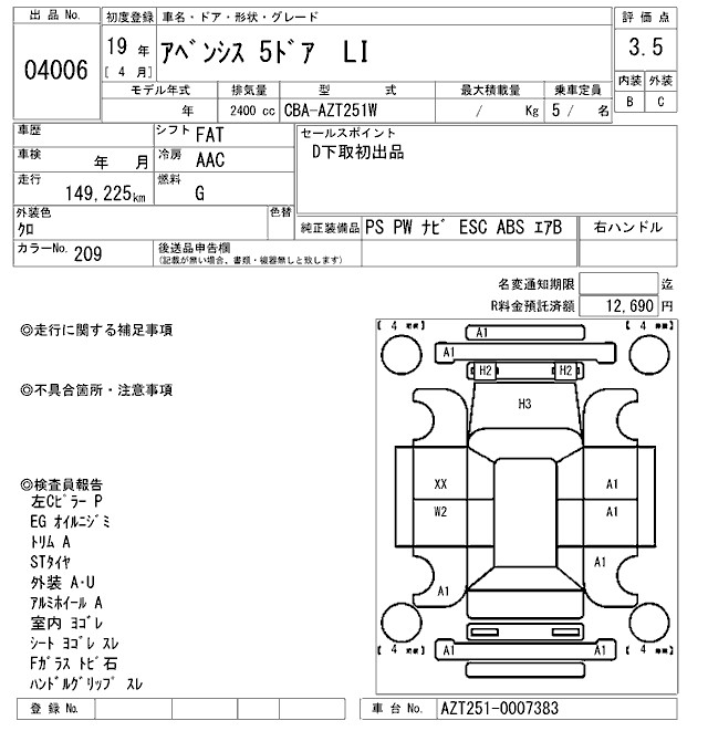 TOYOTA AVENSIS