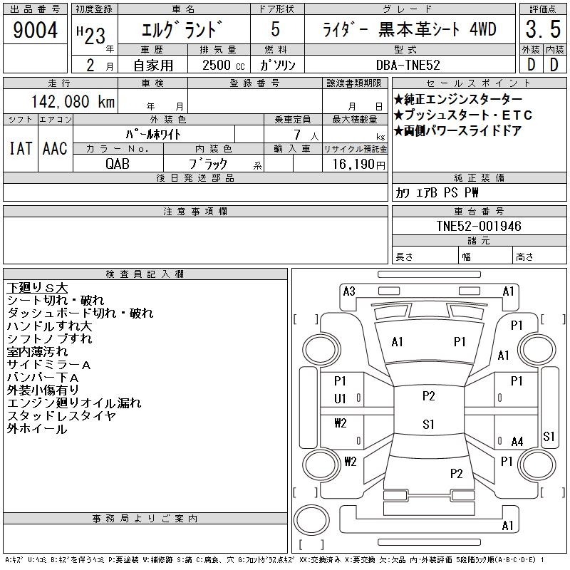 NISSAN ELGRAND