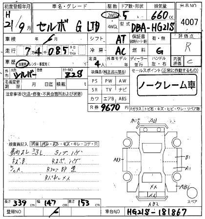 SUZUKI CERVO