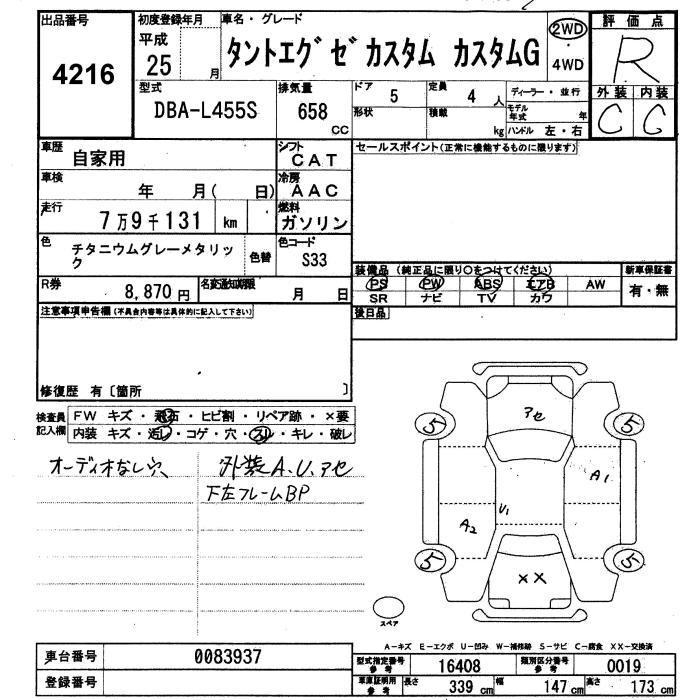 DAIHATSU TANTO EXE