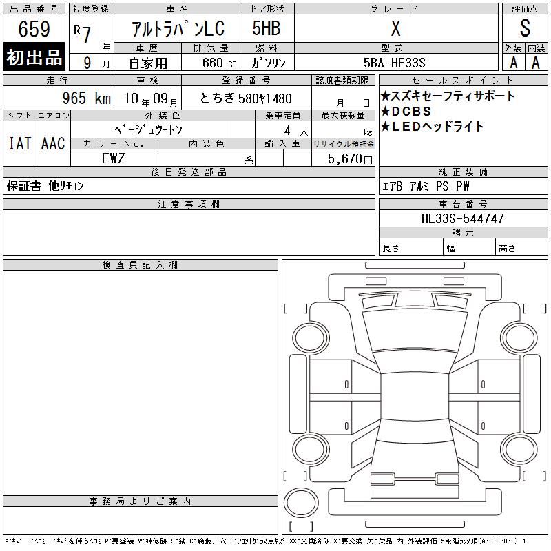SUZUKI ALTO LAPIN