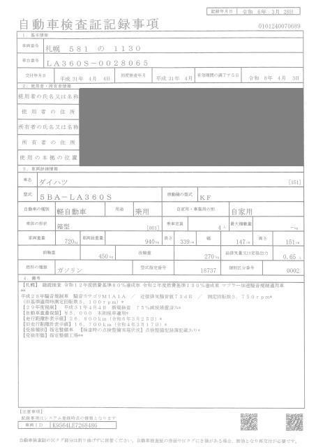 DAIHATSU MIRA E:S
