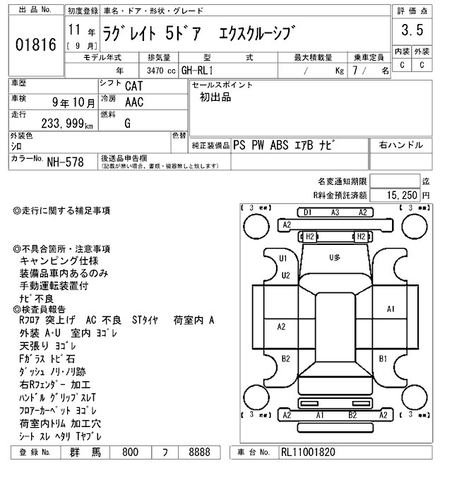 HONDA LAGREAT