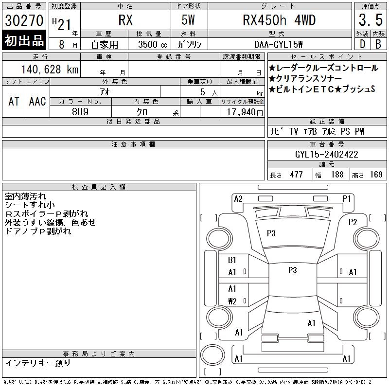 LEXUS RX450H