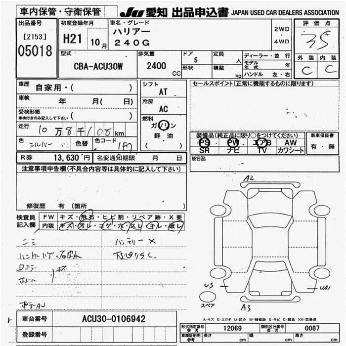 TOYOTA HARRIER