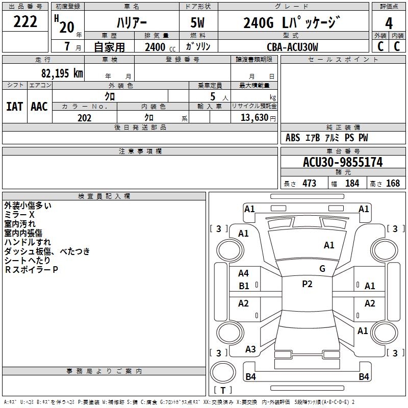 TOYOTA HARRIER