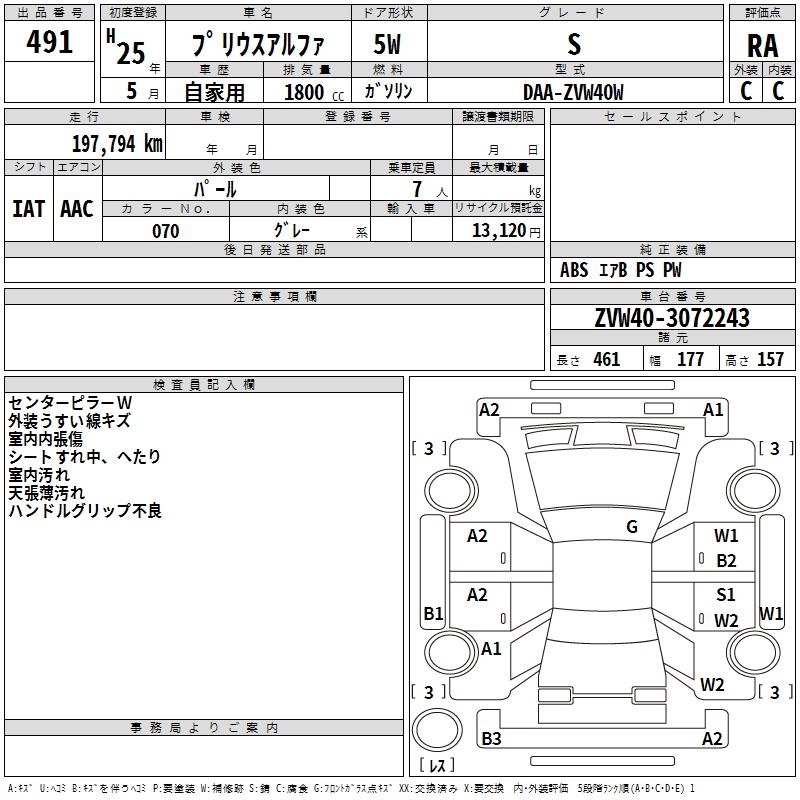 TOYOTA PRIUS ALPHA