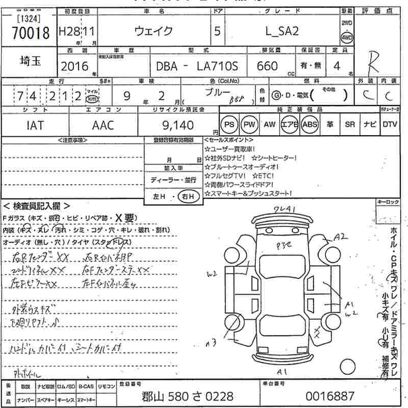 DAIHATSU WAKE