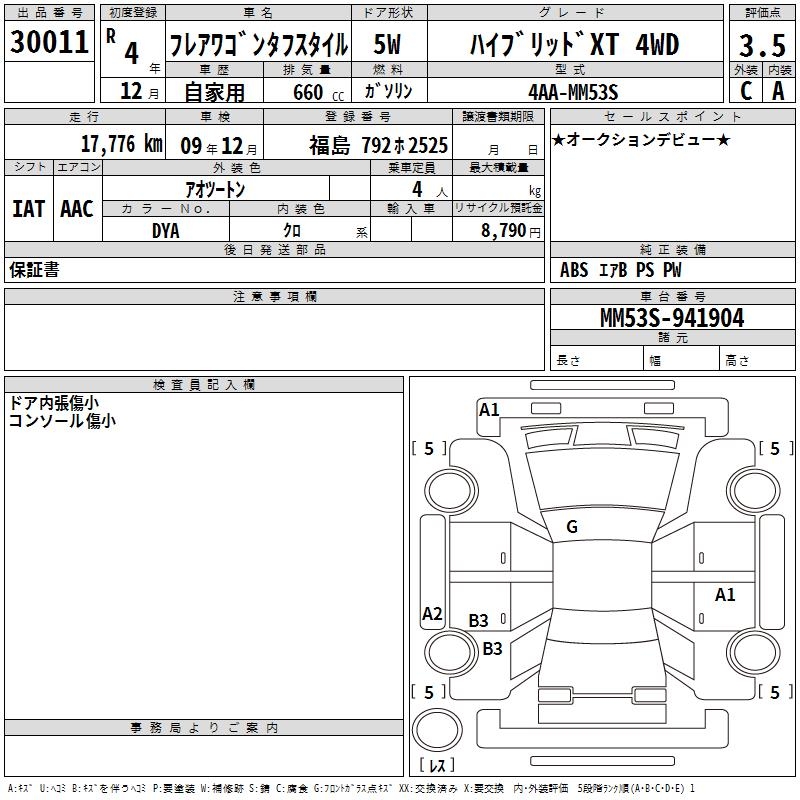 MAZDA FLAIR WAGON