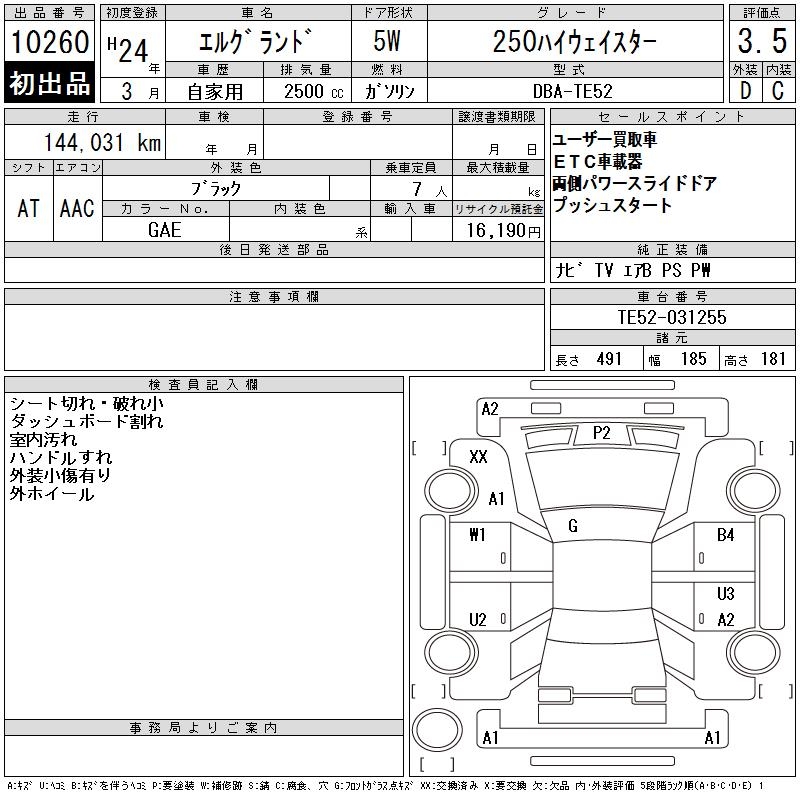 NISSAN ELGRAND
