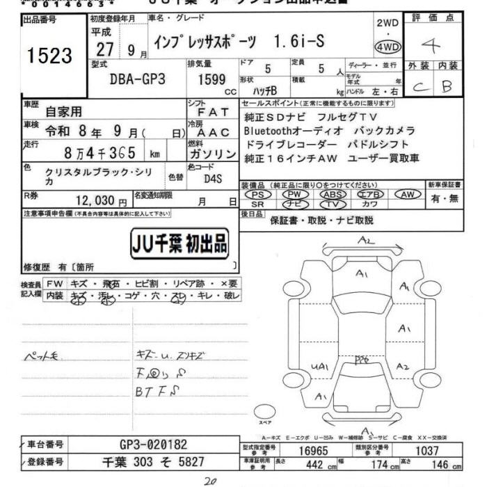 SUBARU IMPREZA