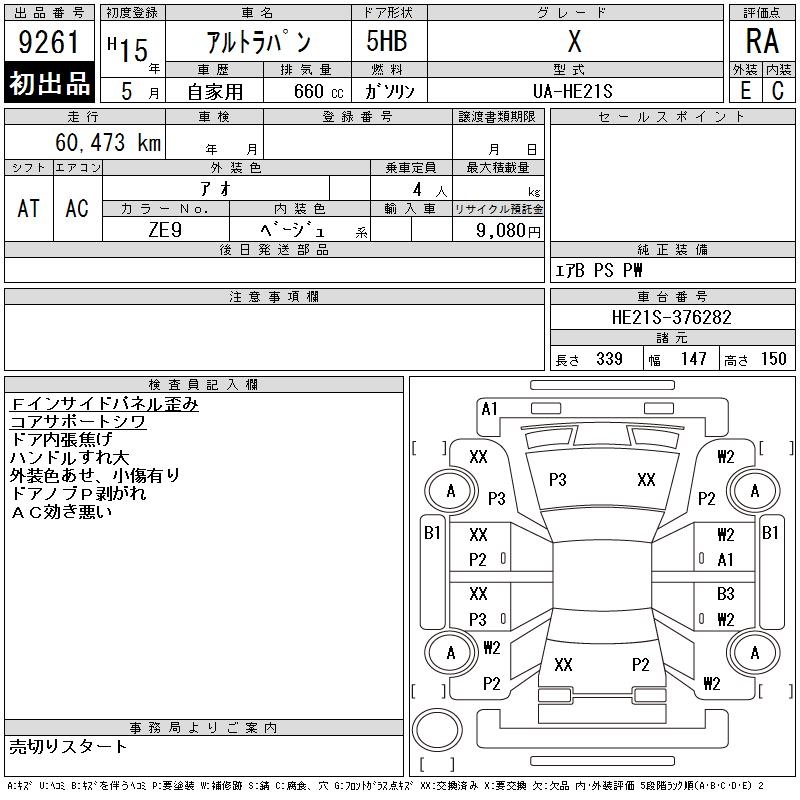 SUZUKI ALTO LAPIN