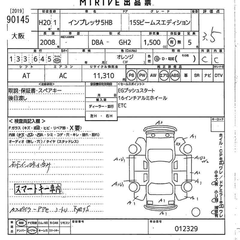 SUBARU IMPREZA