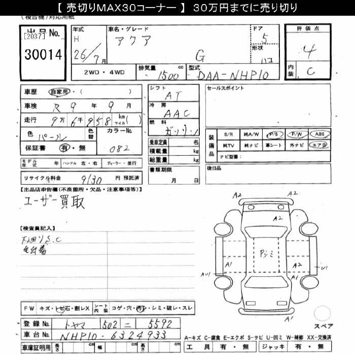 TOYOTA AQUA