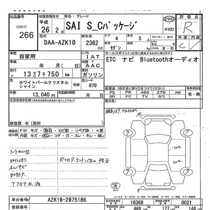 TOYOTA SAI