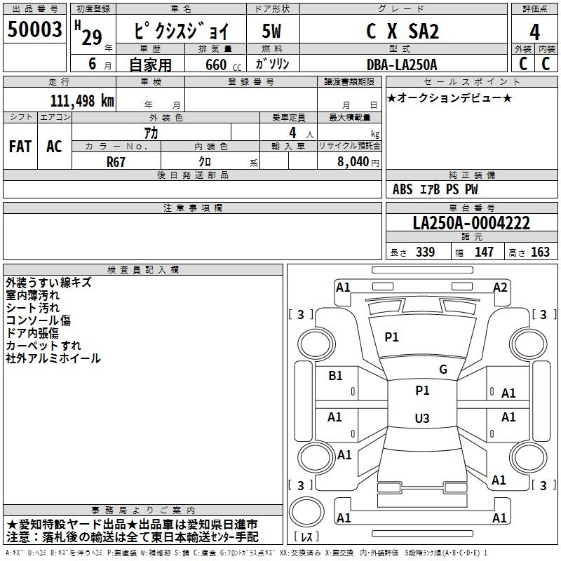 TOYOTA PIXIS JOY