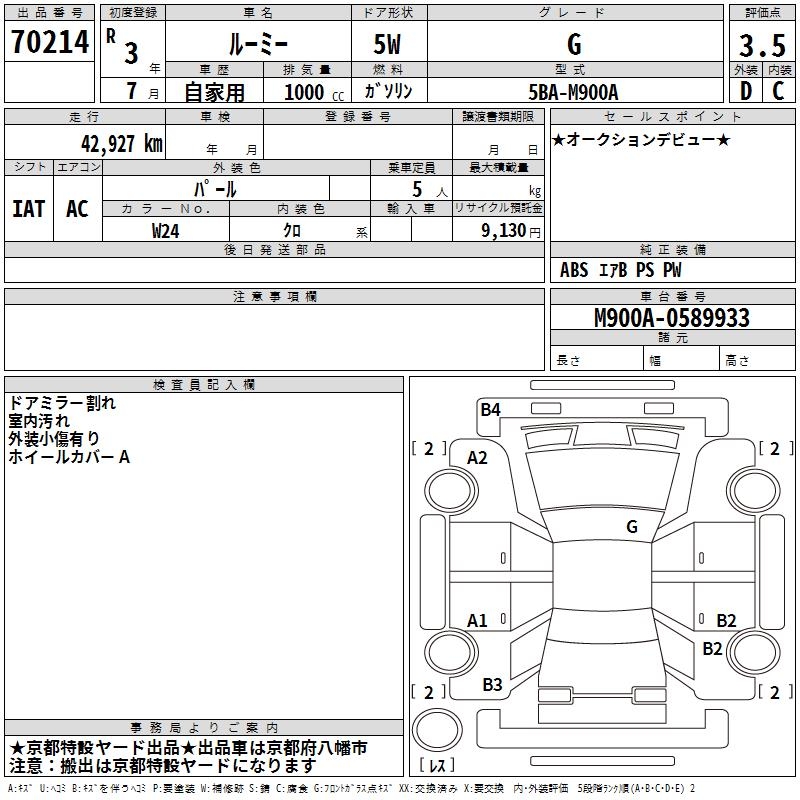 TOYOTA ROOMY