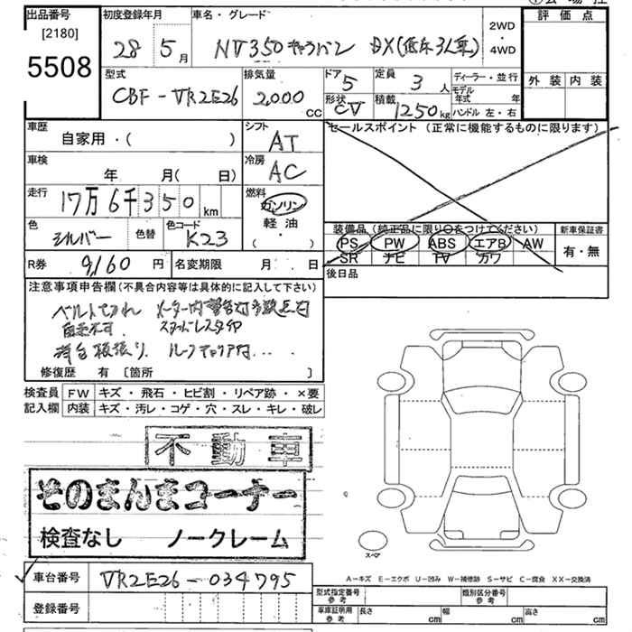 NISSAN NV350 CARAVAN