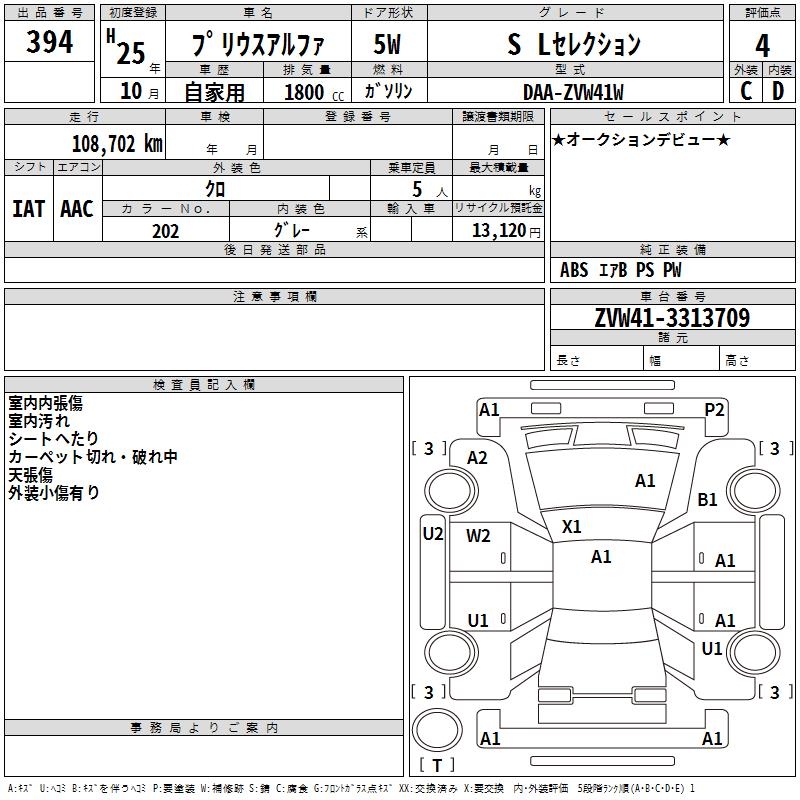 TOYOTA PRIUS ALPHA