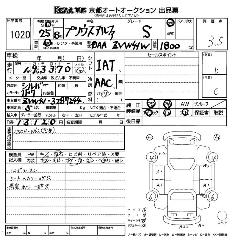 TOYOTA PRIUS ALPHA