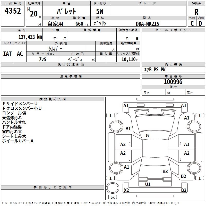 SUZUKI PALETTE