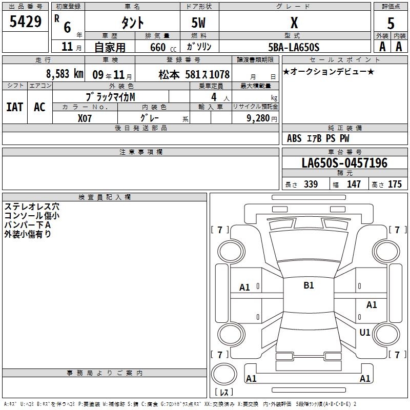 DAIHATSU TANTO