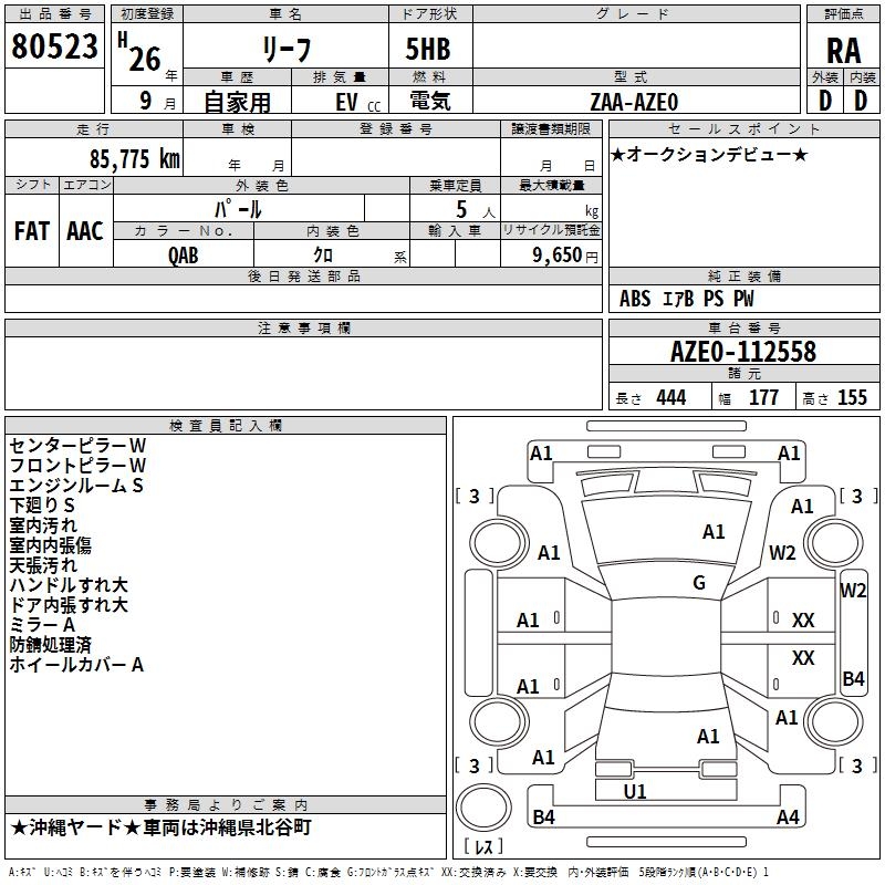 NISSAN LEAF