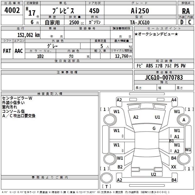 TOYOTA BREVIS