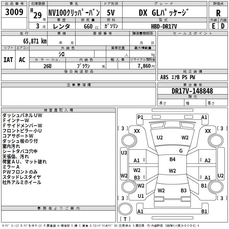 NISSAN NV100 CLIPPER