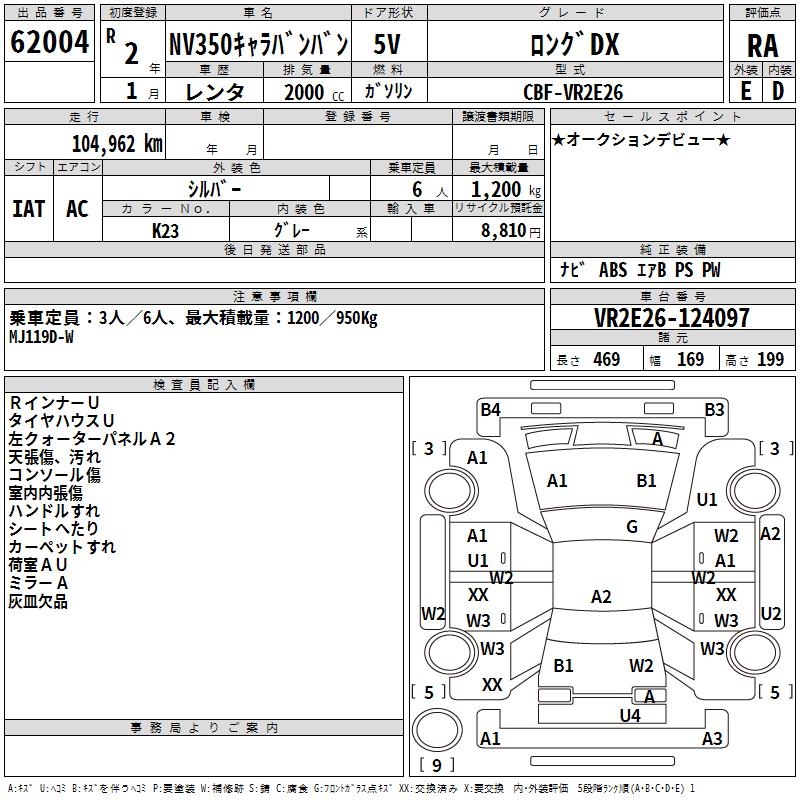 NISSAN NV350 CARAVAN