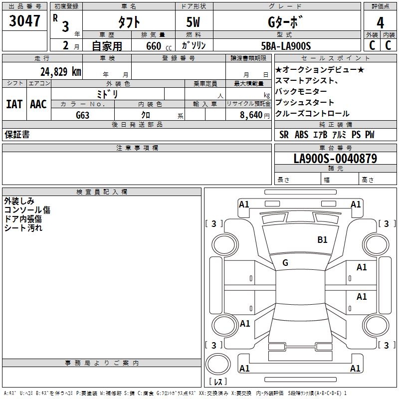 DAIHATSU TAFT