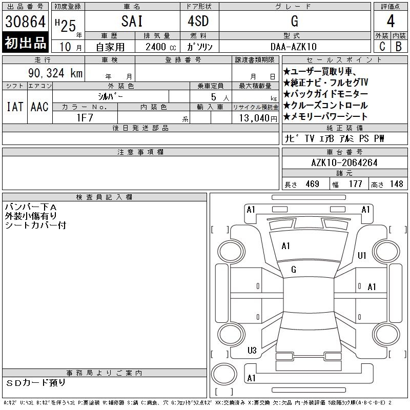 TOYOTA SAI