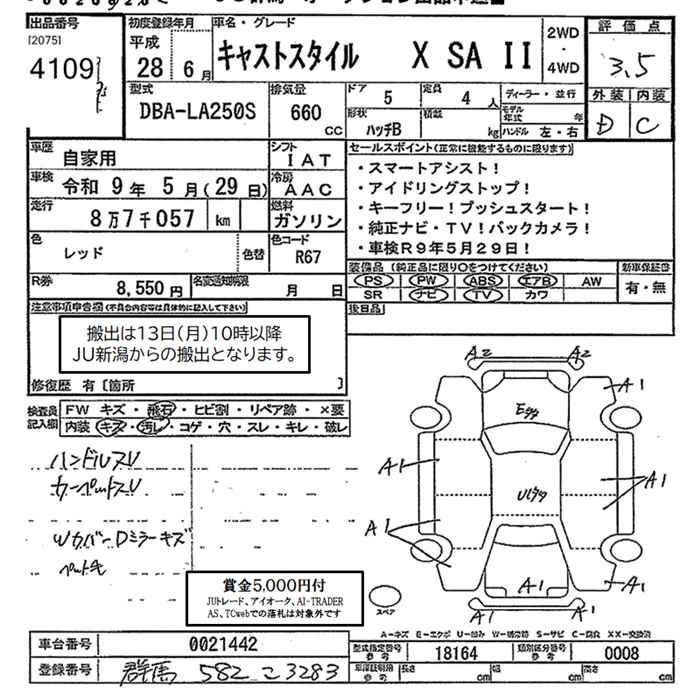 DAIHATSU CAST