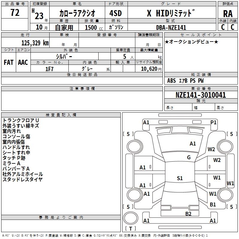 TOYOTA COROLLA AXIO
