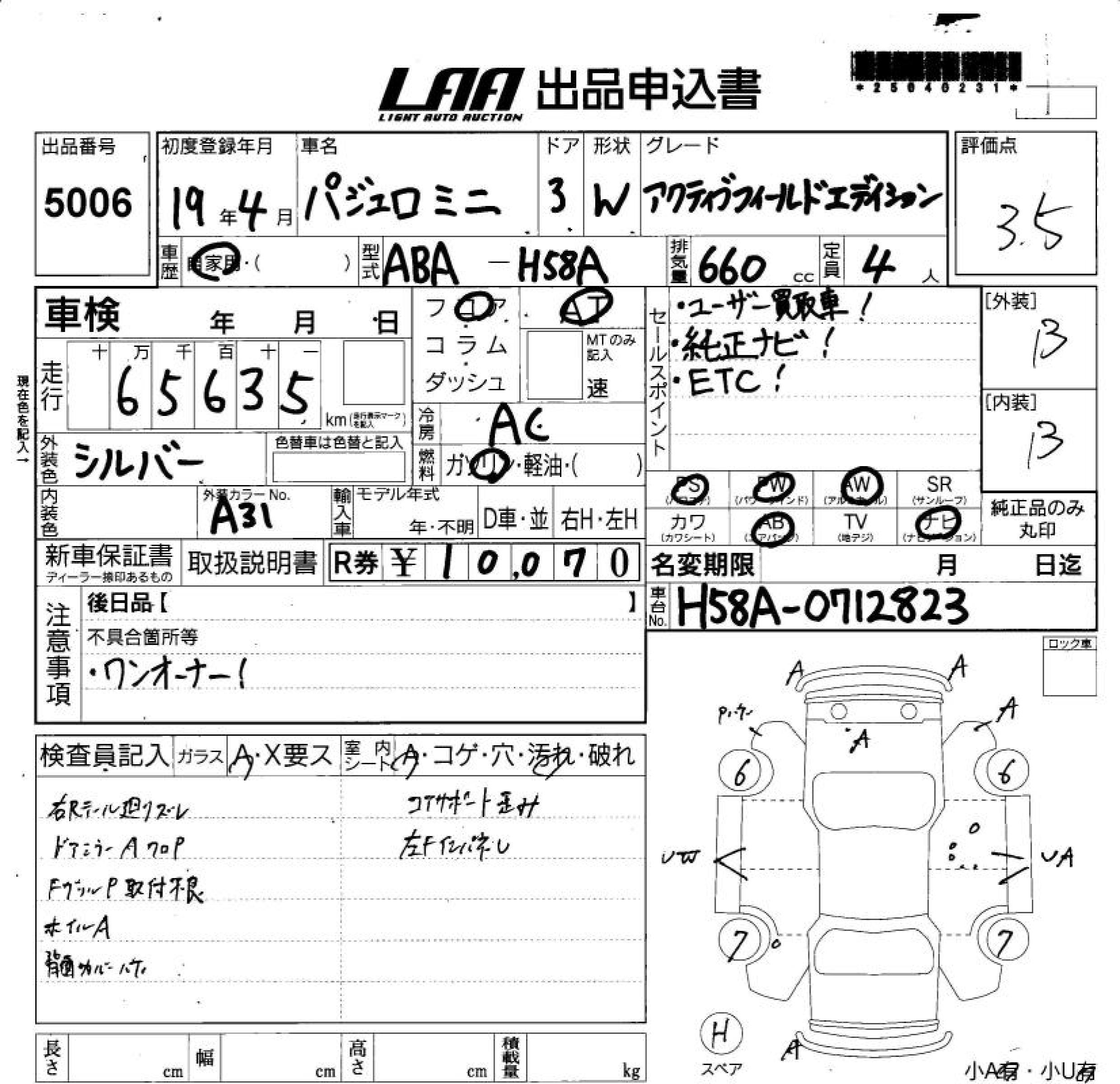 MITSUBISHI PAJERO MINI