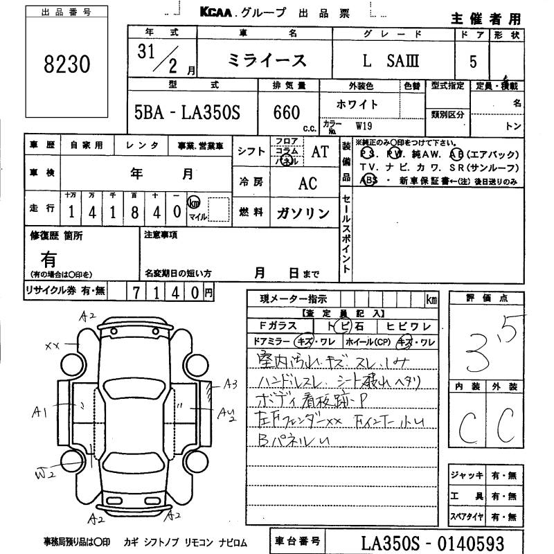 DAIHATSU MIRA E:S