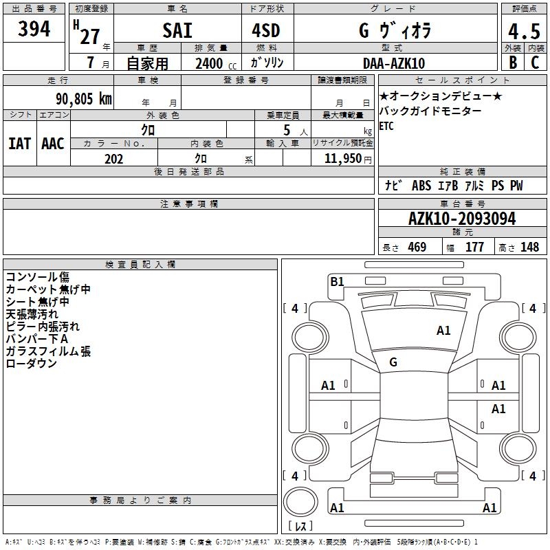 TOYOTA SAI
